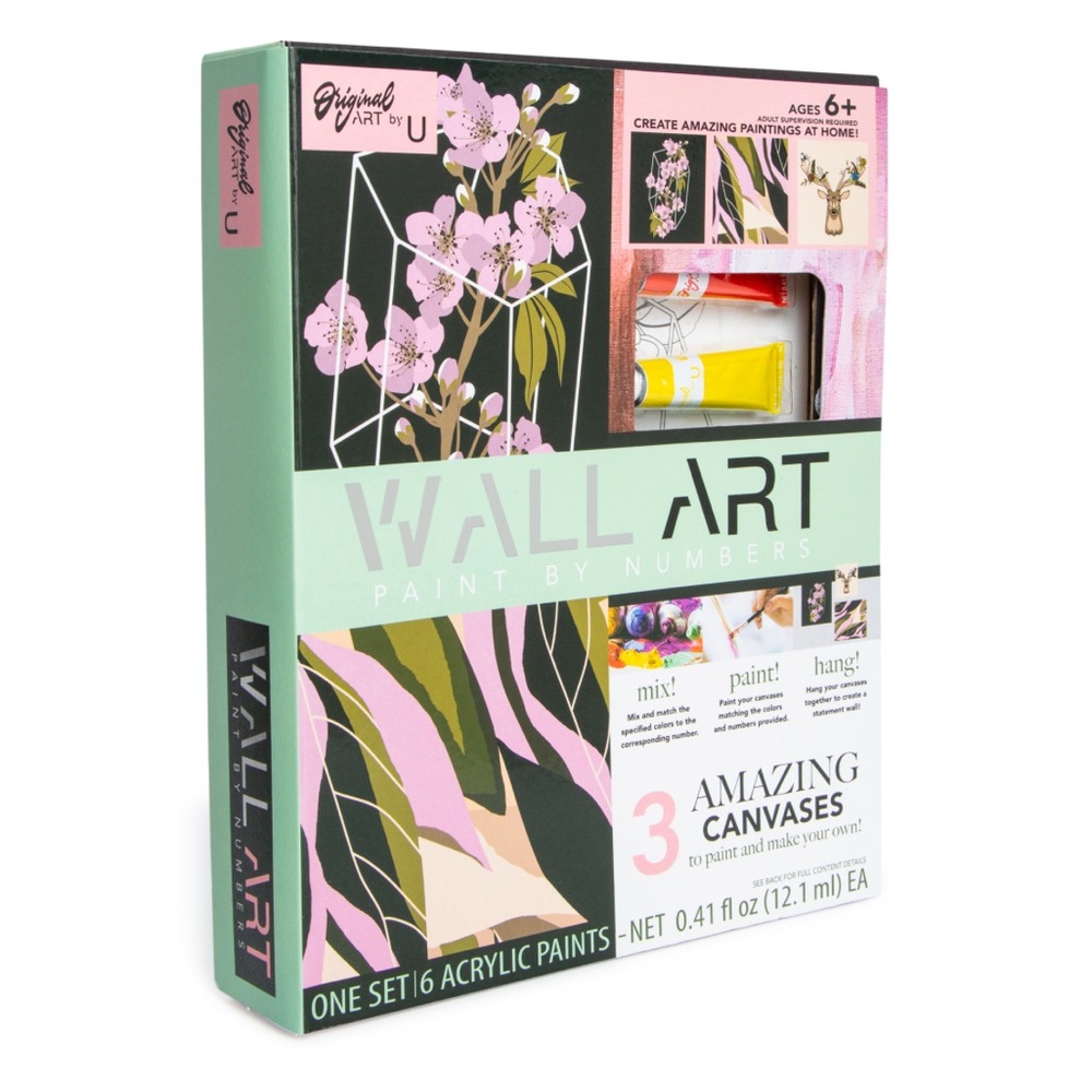 Paint by Numbers Wall Art Set